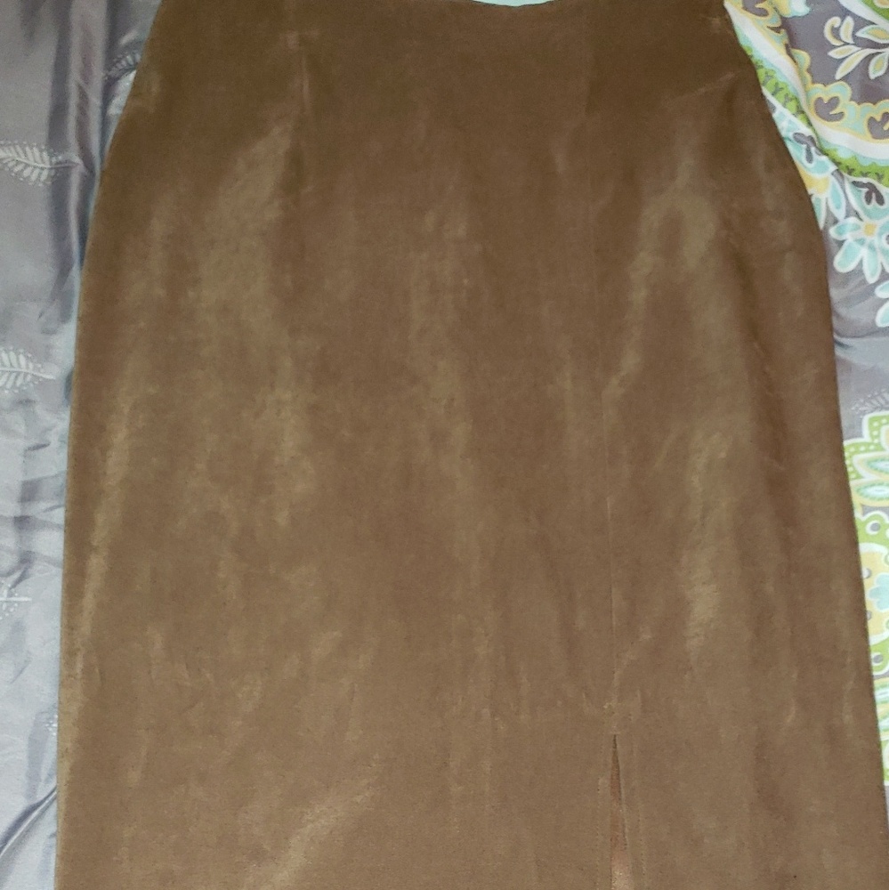 Courtenay brown Long pencil skirt